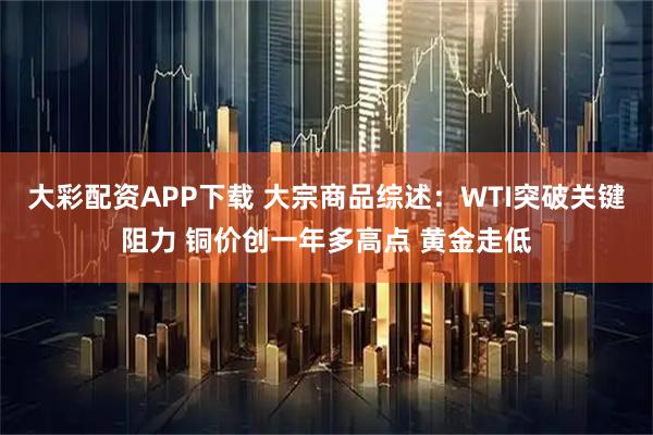 大彩配资APP下载 大宗商品综述:WTI突破关键阻力 铜价创一年多高点 黄金走低